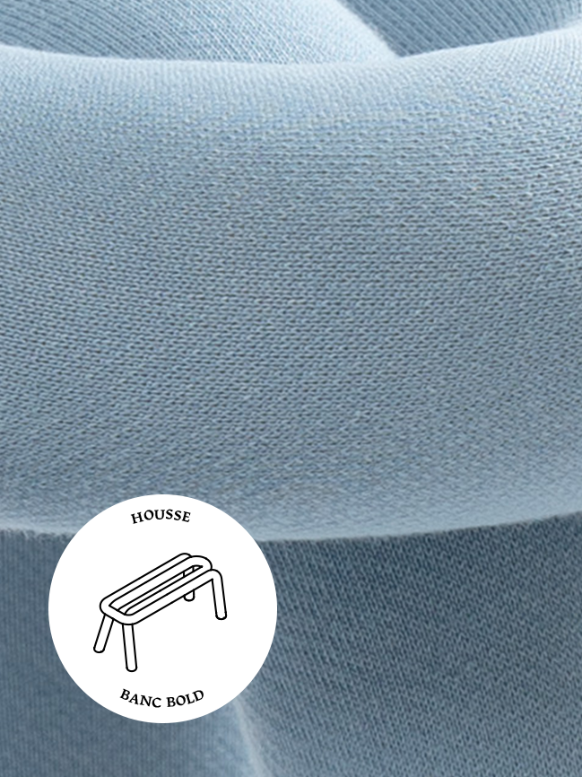 Housse de rechange pour banc Bold de Big Game - Moustache-Bleu Ciel-The Woods Gallery