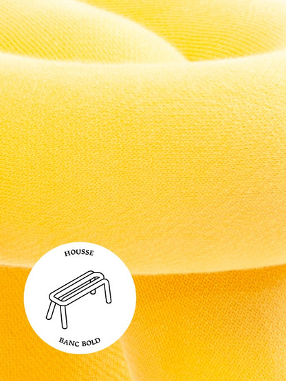 Housse de rechange pour banc Bold de Big Game - Moustache-Jaune-The Woods Gallery