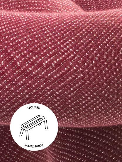 Housse de rechange pour banc Bold de Big Game - Moustache-Sparkling Red-The Woods Gallery