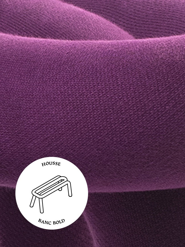 Housse de rechange pour banc Bold de Big Game - Moustache-Violet-The Woods Gallery