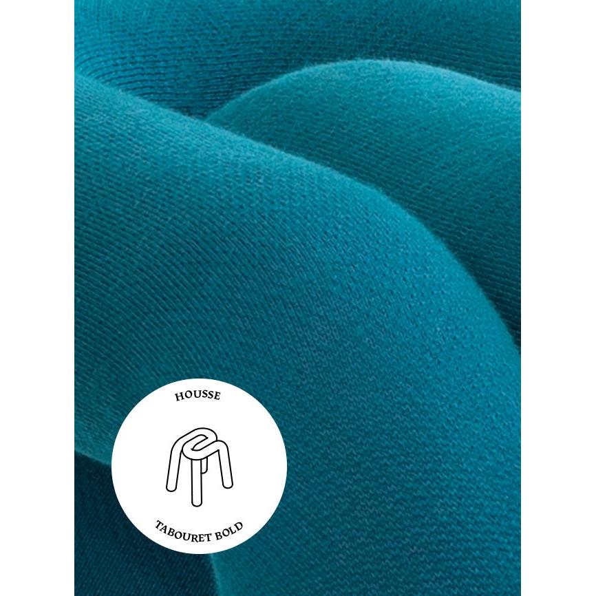 Housse de rechange pour tabouret Bold de Big Game - Moustache-Bleu Foncé-The Woods Gallery