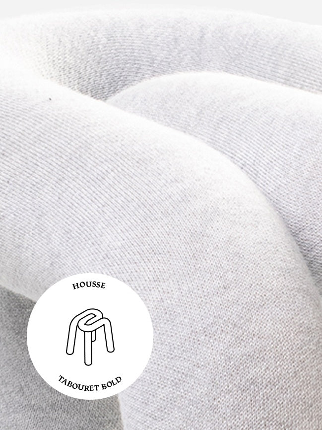 Housse de rechange pour tabouret Bold de Big Game - Moustache-Bleu Foncé-The Woods Gallery