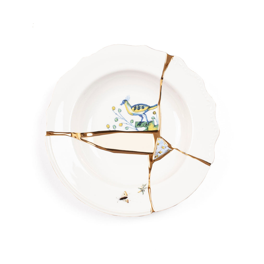 Assiette creuse Kintsugi n°1 de Marcantonio - Seletti-vue 1-The Woods Gallery