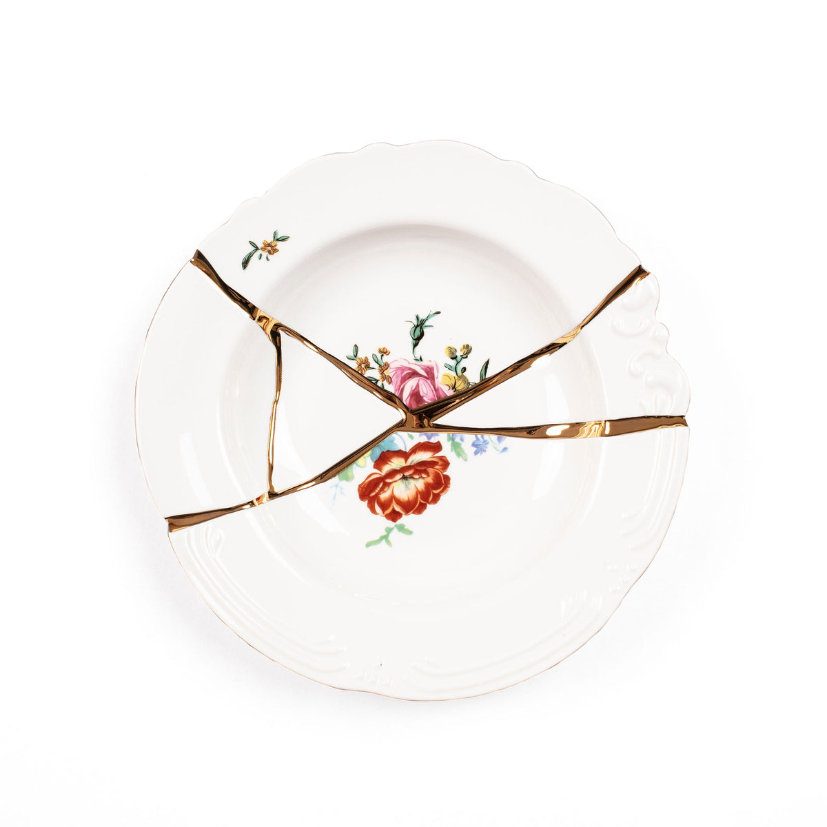 Assiette creuse Kintsugi n°2 de Marcantonio - Seletti-vue 1-The Woods Gallery