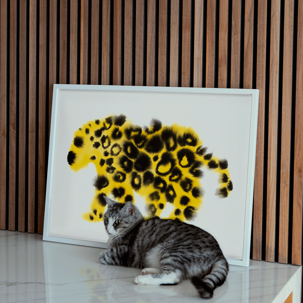 Jaguar de Rop van Mierlo - The Wrong Shop-Sans encadrement-The Woods Gallery