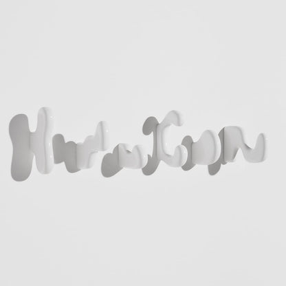 Klump Set de 6 patères de Henrik Ødegaard - Petite Friture-Blanc, autre vue-The Woods Gallery