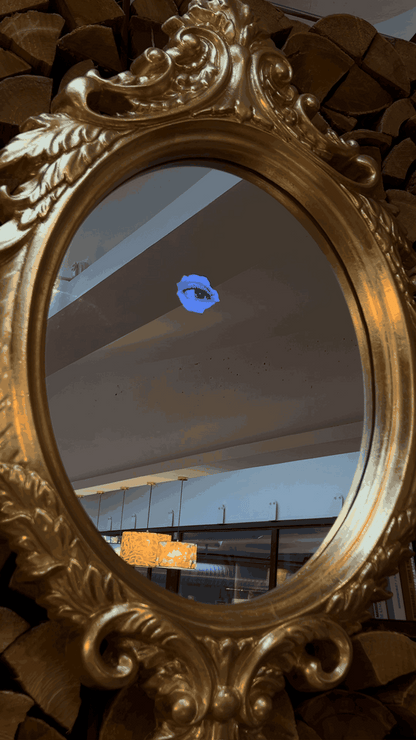 Miroir Reflecting Eyes Ciclope de Giampiero Romano - Seletti-vue 2-The Woods Gallery