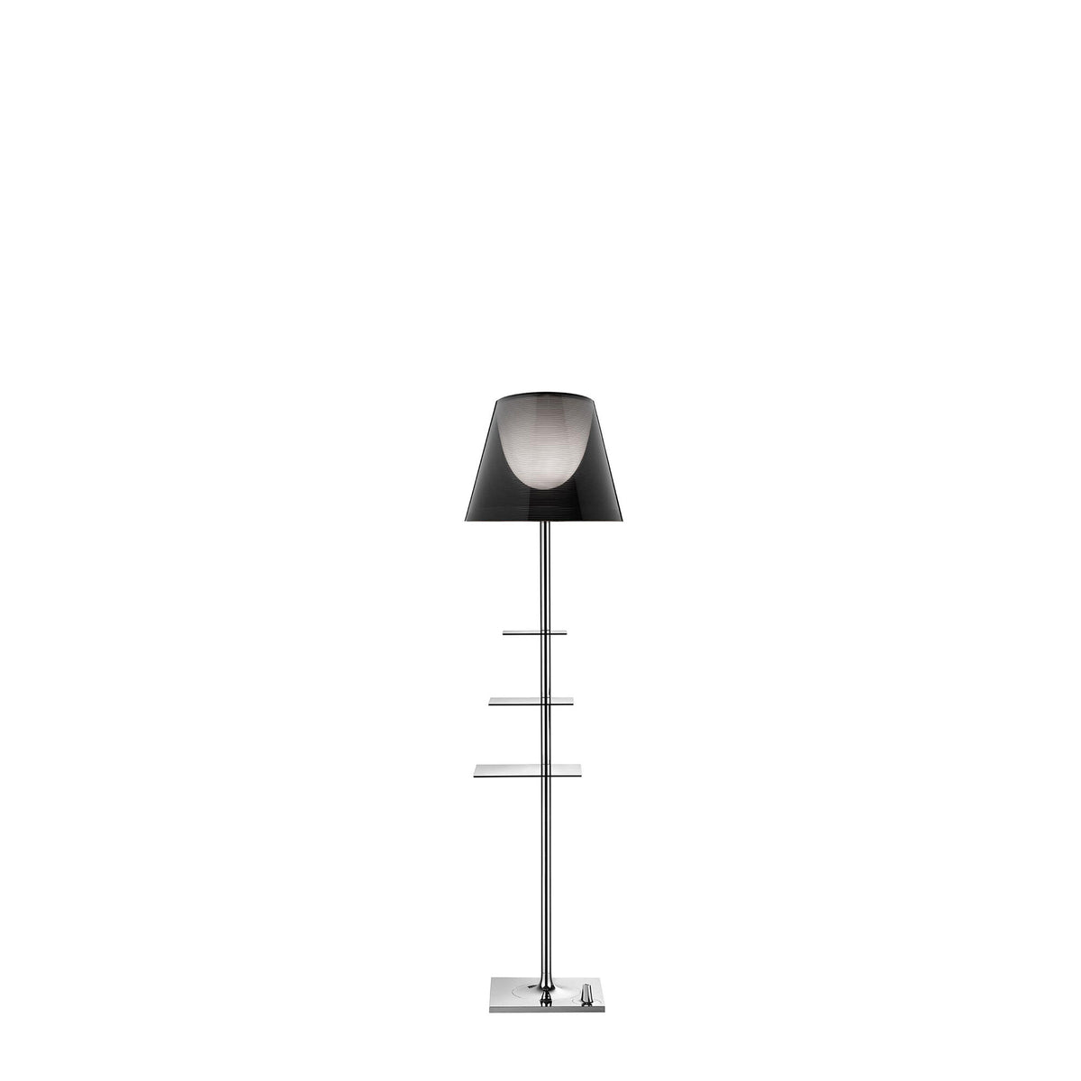 Lampadaire Bibliothèque Nationale de Philippe Starck - Flos-Chrome et fumé-Sans ampoule-The Woods Gallery
