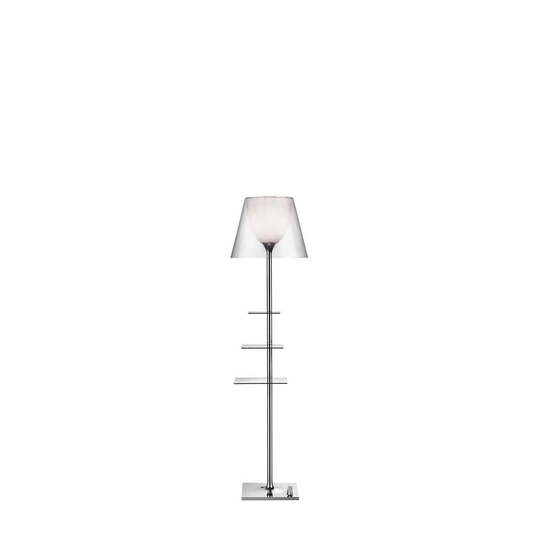 Lampadaire Bibliothèque Nationale de Philippe Starck - Flos-Chrome et transparent-Sans ampoule-The Woods Gallery