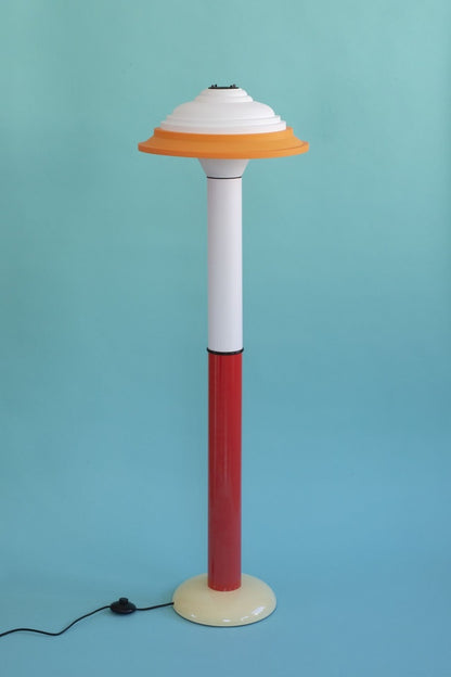 Lampadaire FL4 - George Sowden-Rouge Bleu-The Woods Gallery