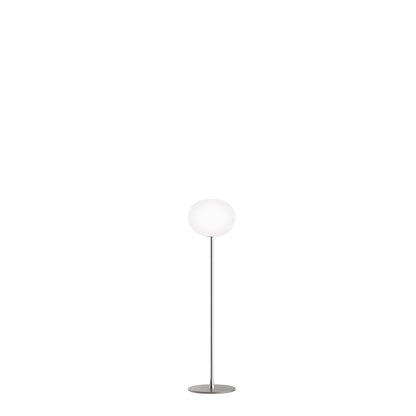 Lampadaire Glo-Ball de Jasper Morrison - Flos-Argent-Ø 33 cm, H 135 cm-The Woods Gallery
