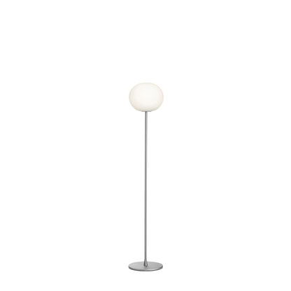 Lampadaire Glo-Ball de Jasper Morrison - Flos-Argent-Ø 33 cm, H 175 cm-The Woods Gallery