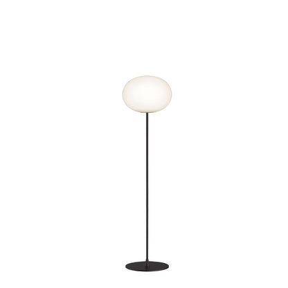 Lampadaire Glo-Ball de Jasper Morrison - Flos-Noir-Ø 45 cm, H 185 cm-The Woods Gallery