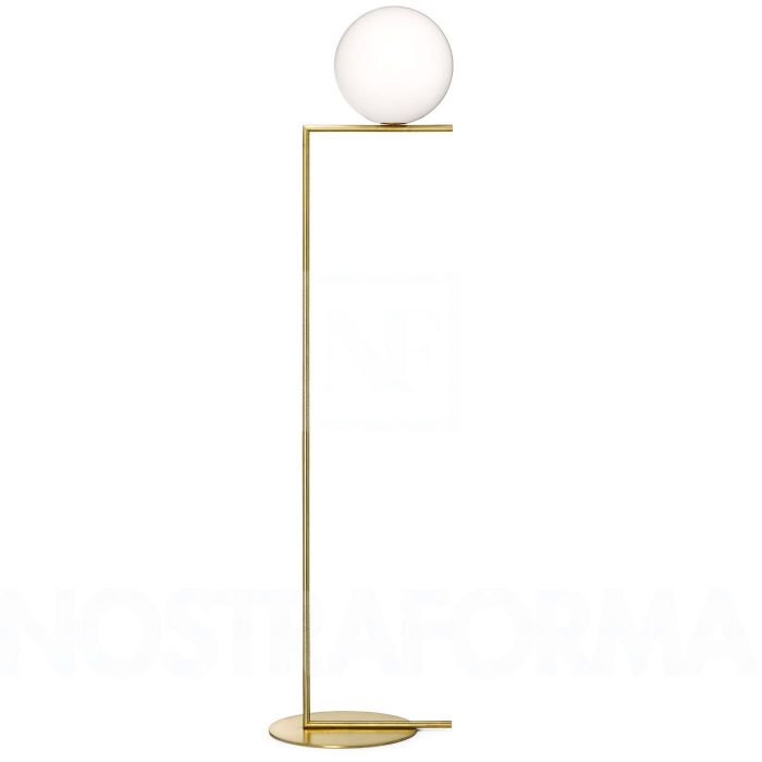 Lampadaire IC F - Flos-Taille 1-Laiton-The Woods Gallery