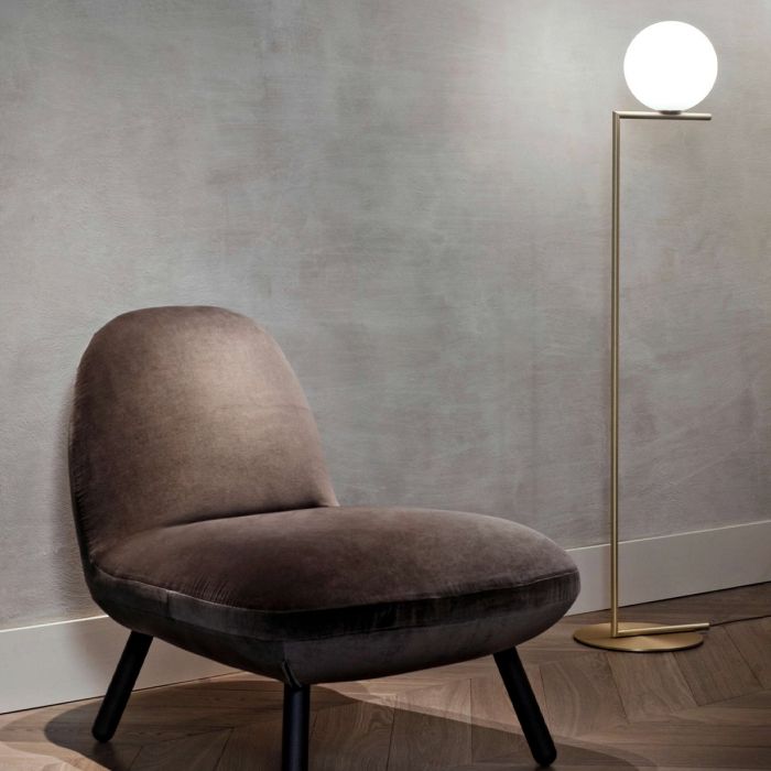 Lampadaire IC F de Michael Anastassiades - Flos-Taille 1-Chrome-The Woods Gallery