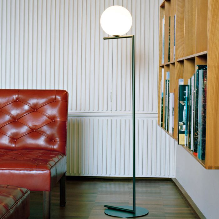 Lampadaire IC F de Michael Anastassiades - Flos-Taille 1-Chrome-The Woods Gallery