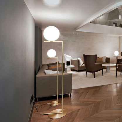 Lampadaire IC F de Michael Anastassiades - Flos-Taille 1-Chrome-The Woods Gallery