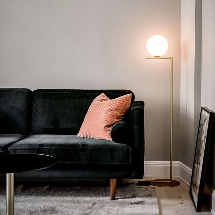 Lampadaire IC F de Michael Anastassiades - Flos-Taille 1-Chrome-The Woods Gallery