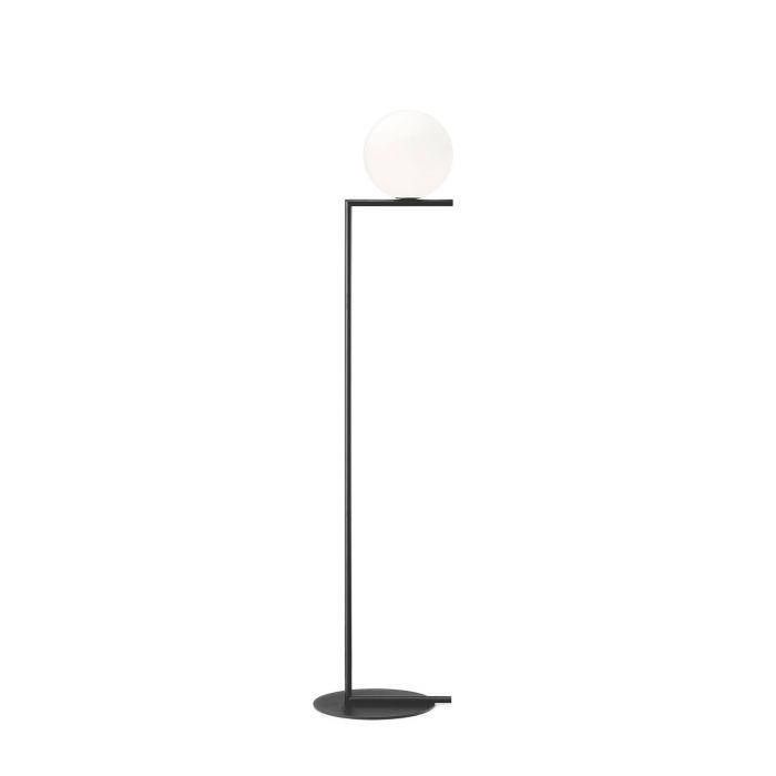 Lampadaire IC F de Michael Anastassiades - Flos-Taille 1-Noir-The Woods Gallery