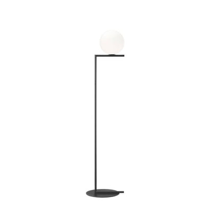 Lampadaire IC F de Michael Anastassiades - Flos-Taille 1-Noir-The Woods Gallery