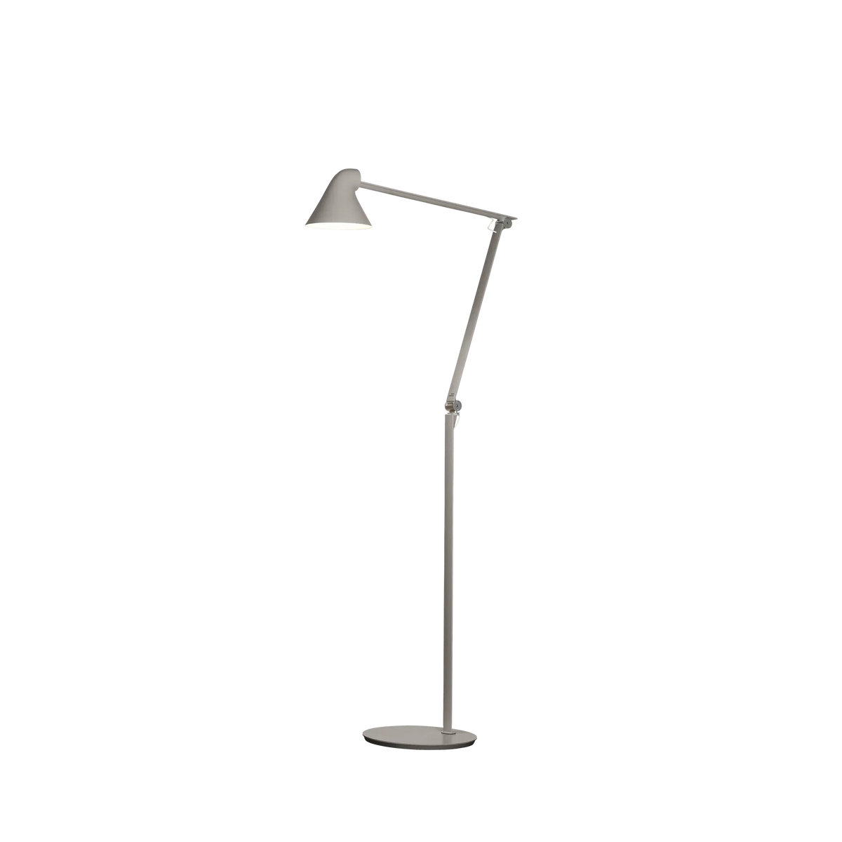 Lampadaire NJP - Louis Poulsen-Gris aluminium clair-LED 2700K 10W-The Woods Gallery