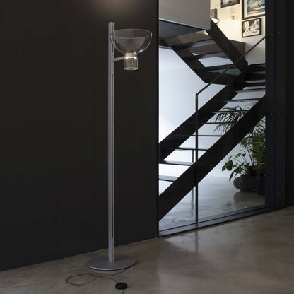 Lampadaire Nocturne de Konstantin Grcic - Flos-Cône, argent-The Woods Gallery