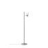 Lampadaire Nocturne de Konstantin Grcic - Flos-Cône, argent-The Woods Gallery