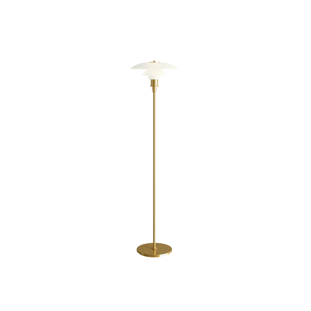 Lampadaire PH 3½-2½ - Louis Poulsen-Laiton-The Woods Gallery