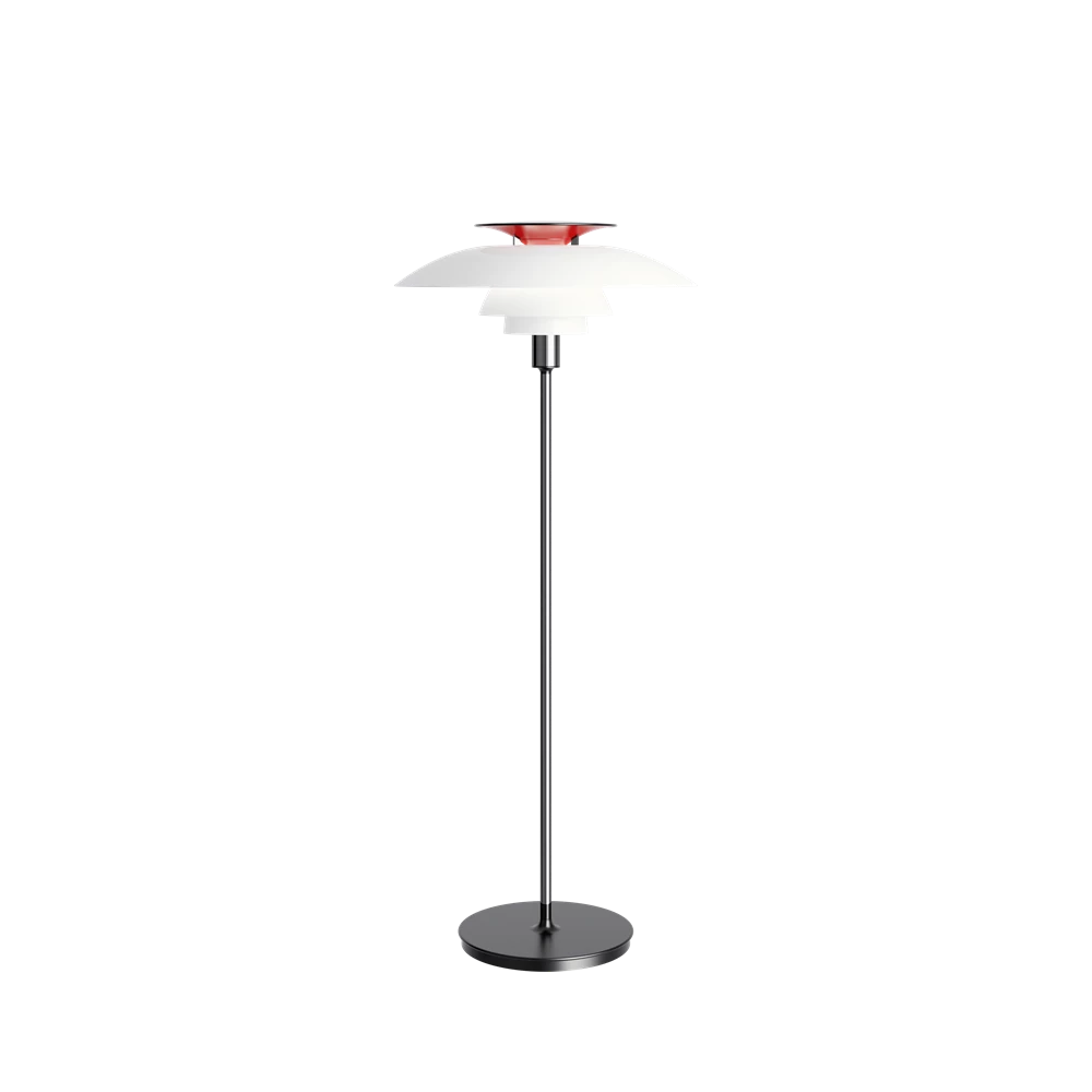 Lampadaire PH 80 - Louis Poulsen-Chromé-INTERRUPTEUR ON/OFF-The Woods Gallery