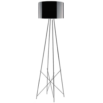 Lampadaire Ray F2 de Rodolfo Dordoni - Flos-Noir-The Woods Gallery