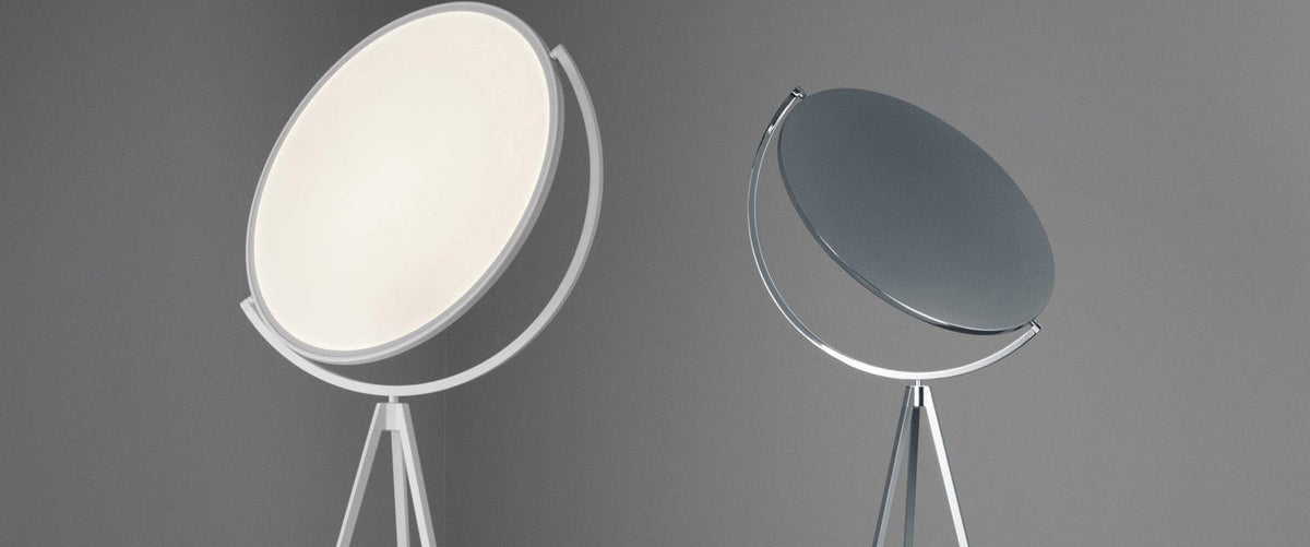 Lampadaire Superloon de Jasper Morrison - Flos-Blanc-The Woods Gallery