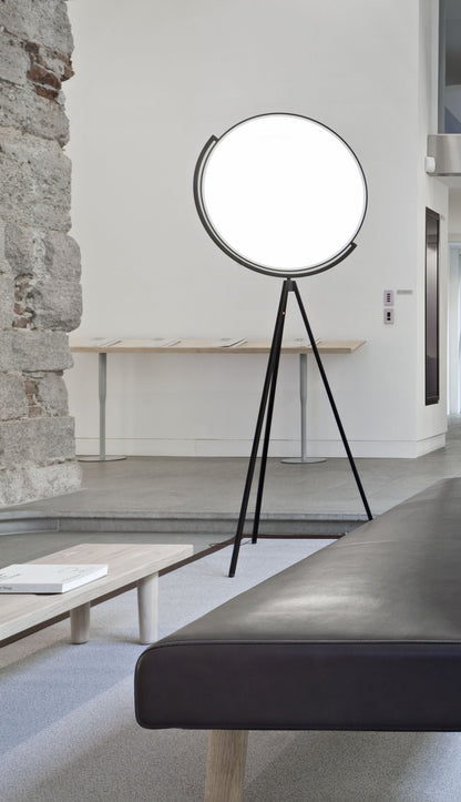 Lampadaire Superloon de Jasper Morrison - Flos-Blanc-The Woods Gallery