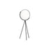 Lampadaire Superloon de Jasper Morrison - Flos-Noir-The Woods Gallery