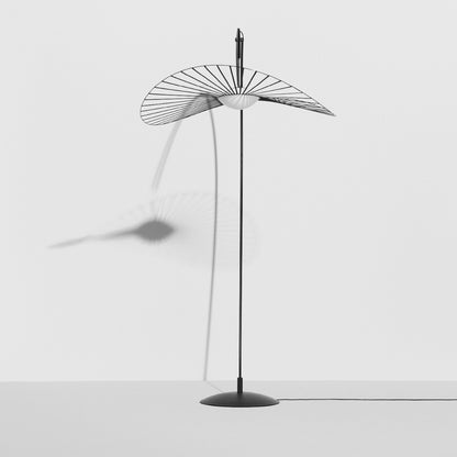 Lampadaire Vertigo Nova de Constance Guisset - Petite Friture-Noir, vue de profil-The Woods Gallery