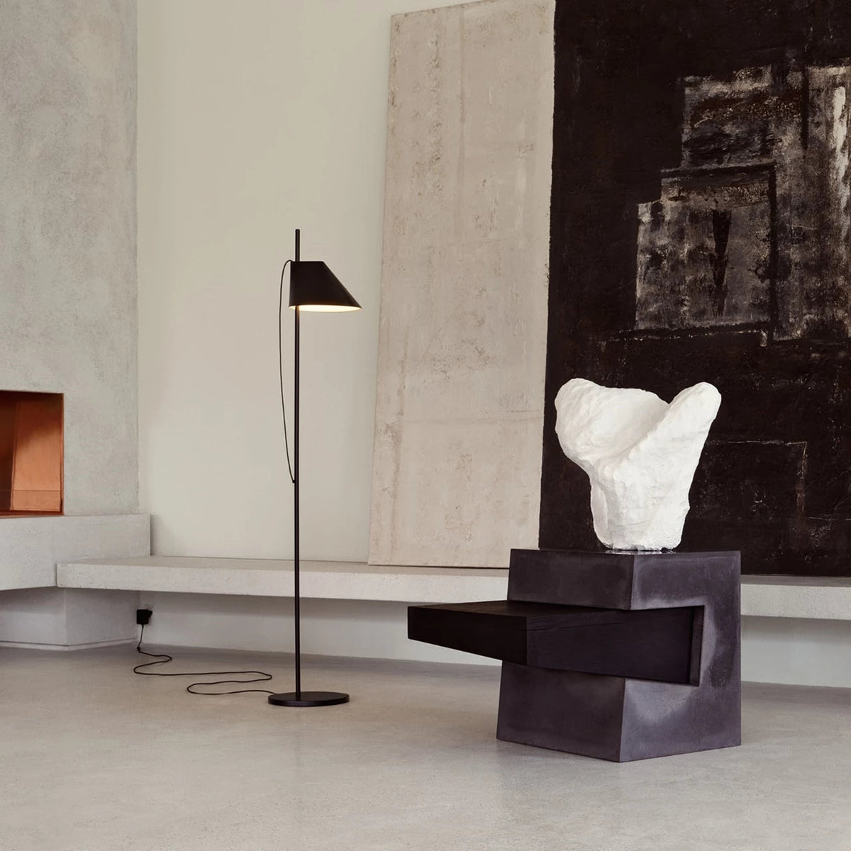 Lampadaire Yuh - Louis Poulsen-Noir-The Woods Gallery