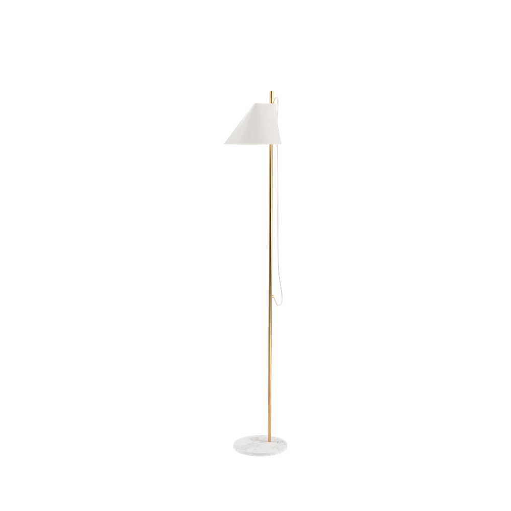 Lampadaire Yuh - Louis Poulsen-Blanc brossé-The Woods Gallery