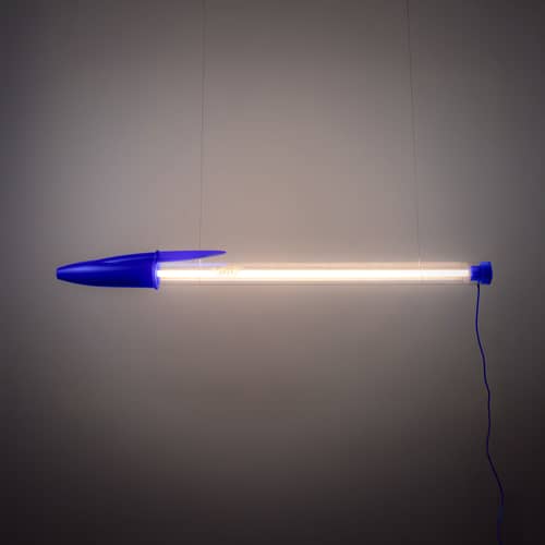 Lampe BIC H 178 cm - Seletti PRECOMMANDE POUR SEPTEMBRE 2026-Bleu-The Woods Gallery