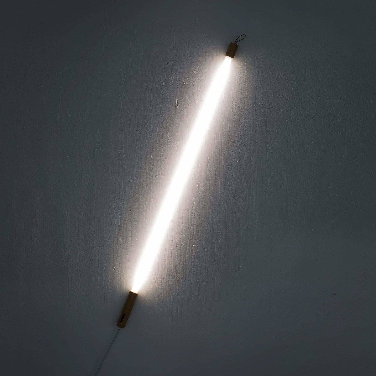 Lampe Neon Linéa de Selab + Alessandro Zambelli - Seletti-Rose-The Woods Gallery