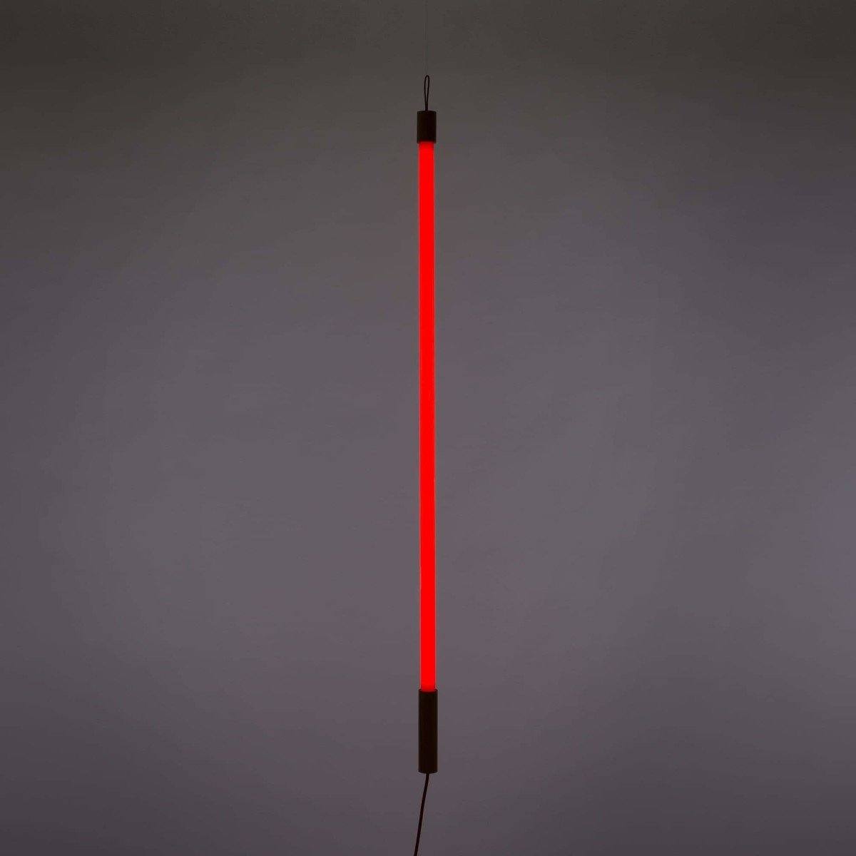 Lampe Neon Linéa de Selab + Alessandro Zambelli - Seletti-Rose-The Woods Gallery