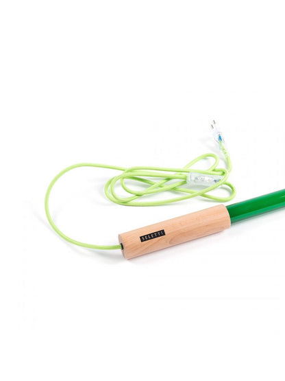 Lampe Neon Linéa de Selab + Alessandro Zambelli - Seletti-Rose-The Woods Gallery