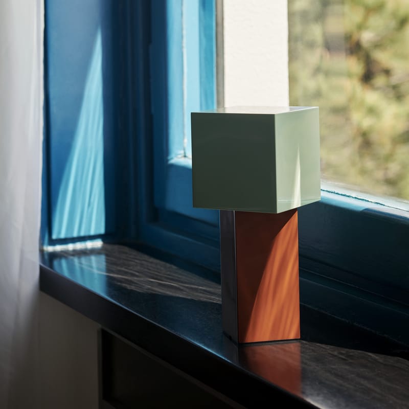 Lampe Pivot ATD7 sans fil rechargeable - &amp;Tradition-Vert / Marron-The Woods Gallery