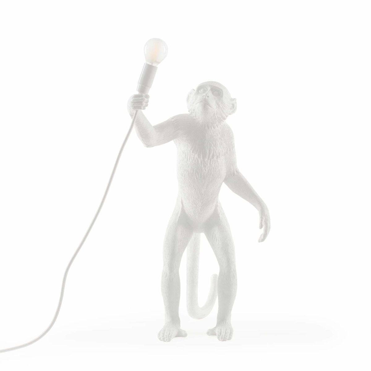 Lampe Singe Standing OUTDOOR de Marcantonio - Seletti-Blanc-The Woods Gallery