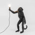 Lampe Singe Standing OUTDOOR de Marcantonio - Seletti-Noir-The Woods Gallery