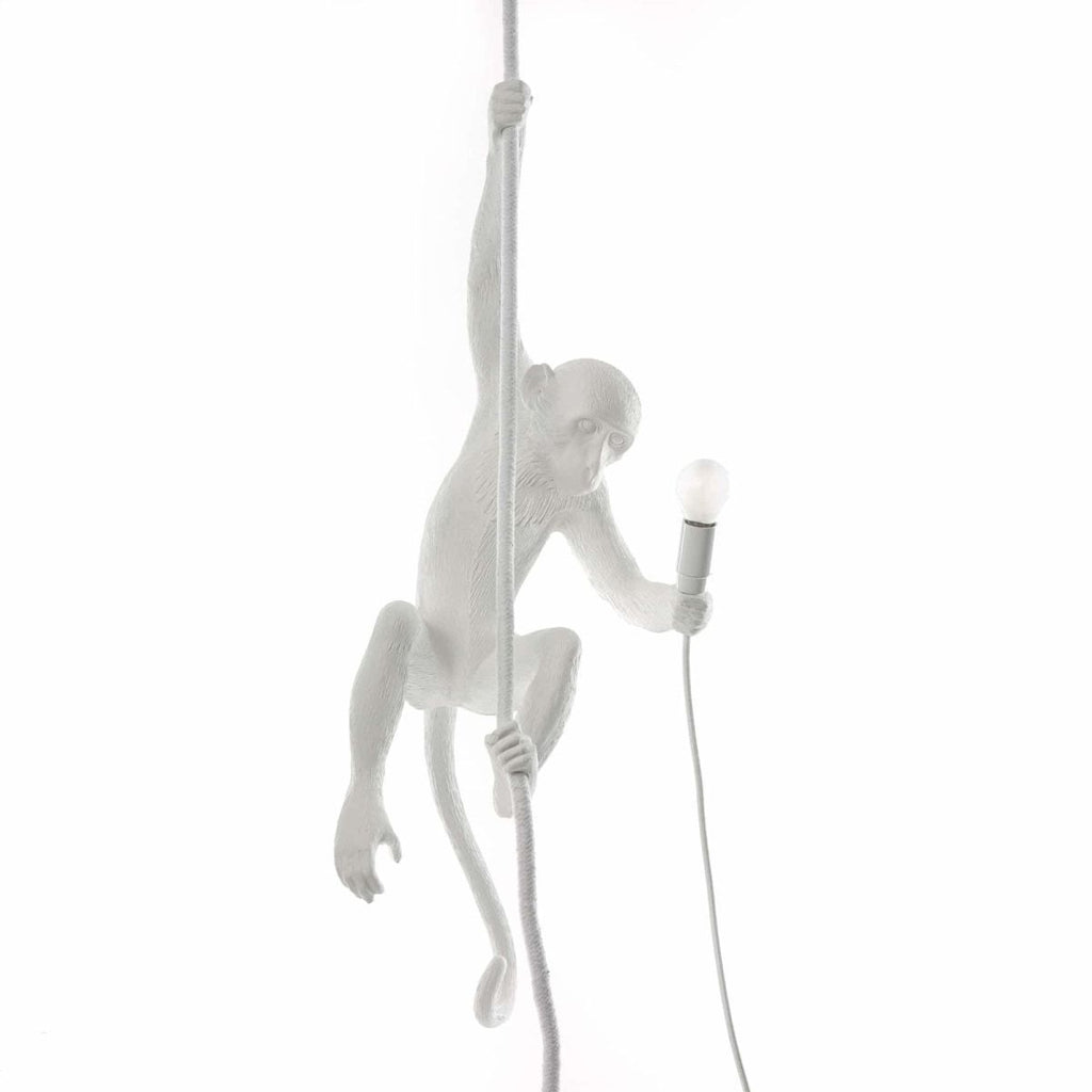 Lampe Singe (pour plafond) Hanging OUTDOOR de Marcantonio - Seletti-Noir-The Woods Gallery