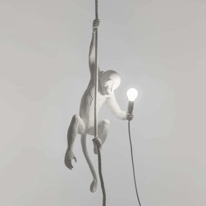 Lampe Singe (pour plafond) Hanging OUTDOOR de Marcantonio - Seletti-Noir-The Woods Gallery