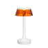 Lampe à poser Bon Jour Unplugged de Philippe Starck - Flos-Blanc-Abat-Jour Ambre-The Woods Gallery