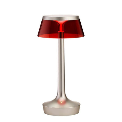 Lampe à poser Bon Jour Unplugged de Philippe Starck - Flos-Cuivre-Abat-Jour Ambre-The Woods Gallery
