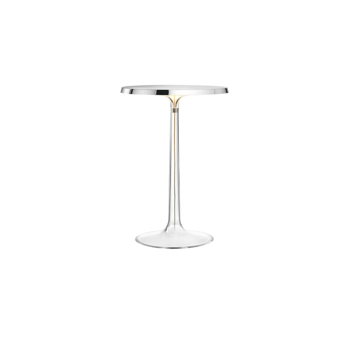 Lampe à poser Bon Jour de Philippe Starck - Flos-Chrome-Transparente-The Woods Gallery