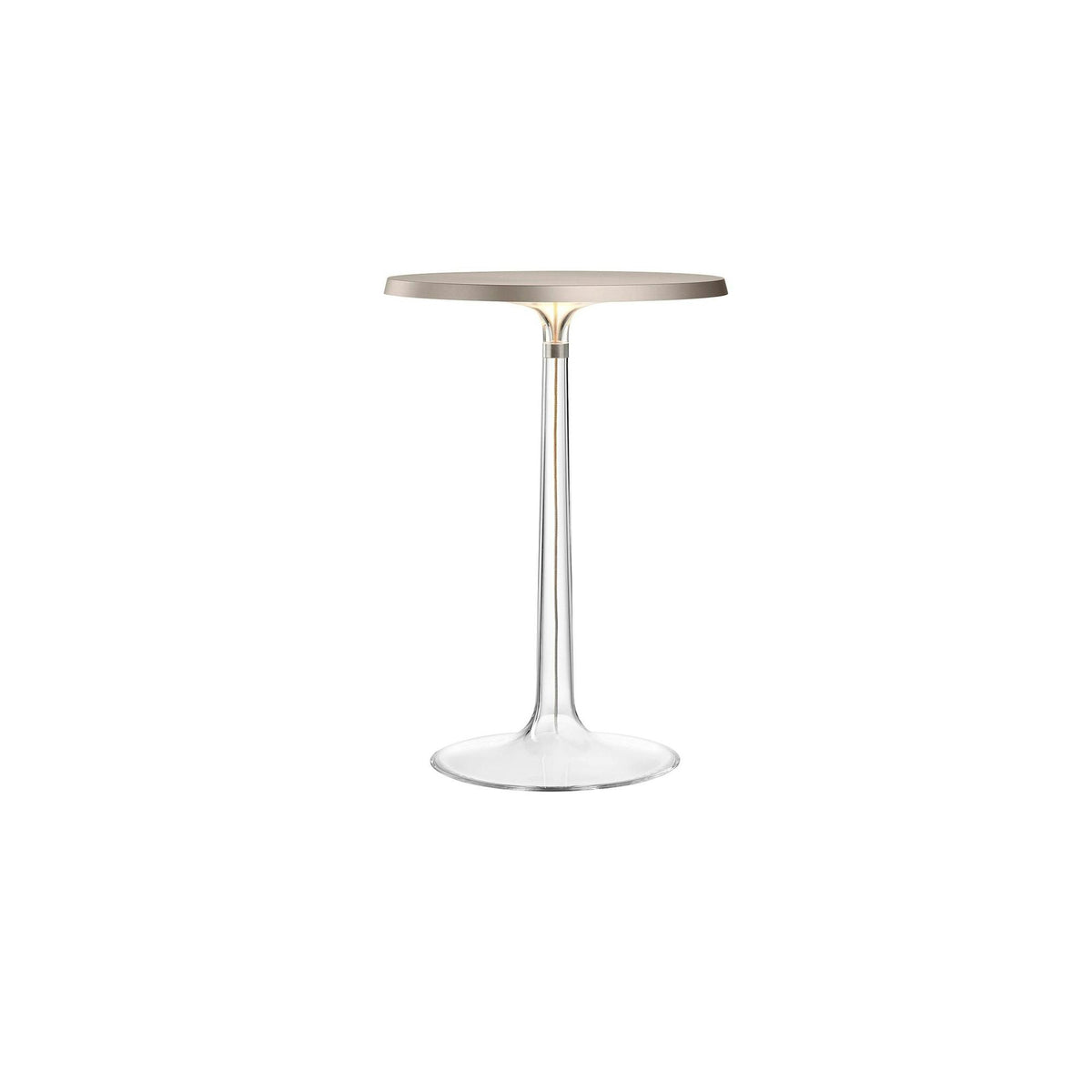 Lampe à poser Bon Jour de Philippe Starck - Flos-Chrome mat-Transparente-The Woods Gallery