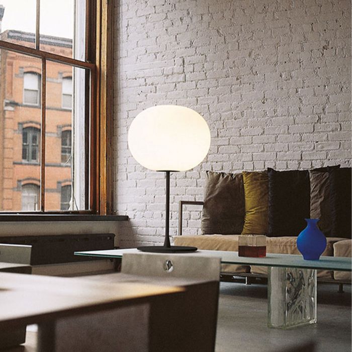 Lampe à poser Glo-Ball de Jasper Morrison - Flos-Argent-The Woods Gallery
